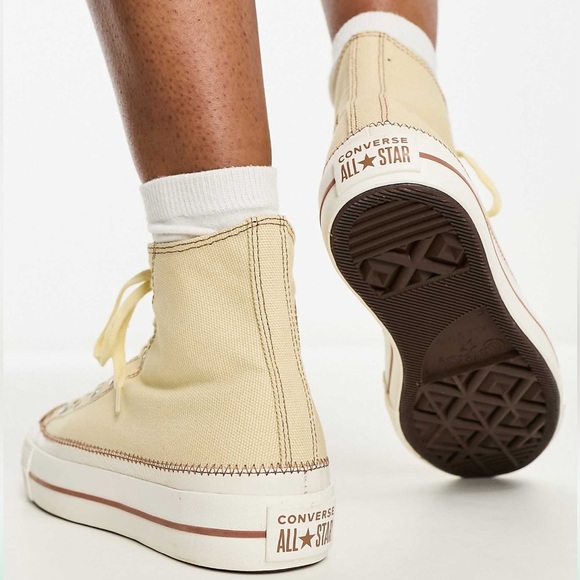 Converse Chuck Taylor All Star Modern Lift Mono Platform sneakers in cream 10,5 - Picture 2 of 7